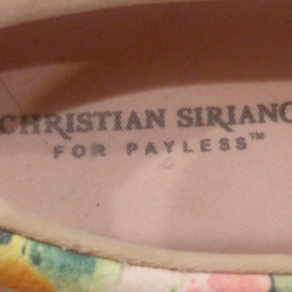 Christian Siriano Floral Slip-On Sneakers Size 10 - Picture 7 of 8